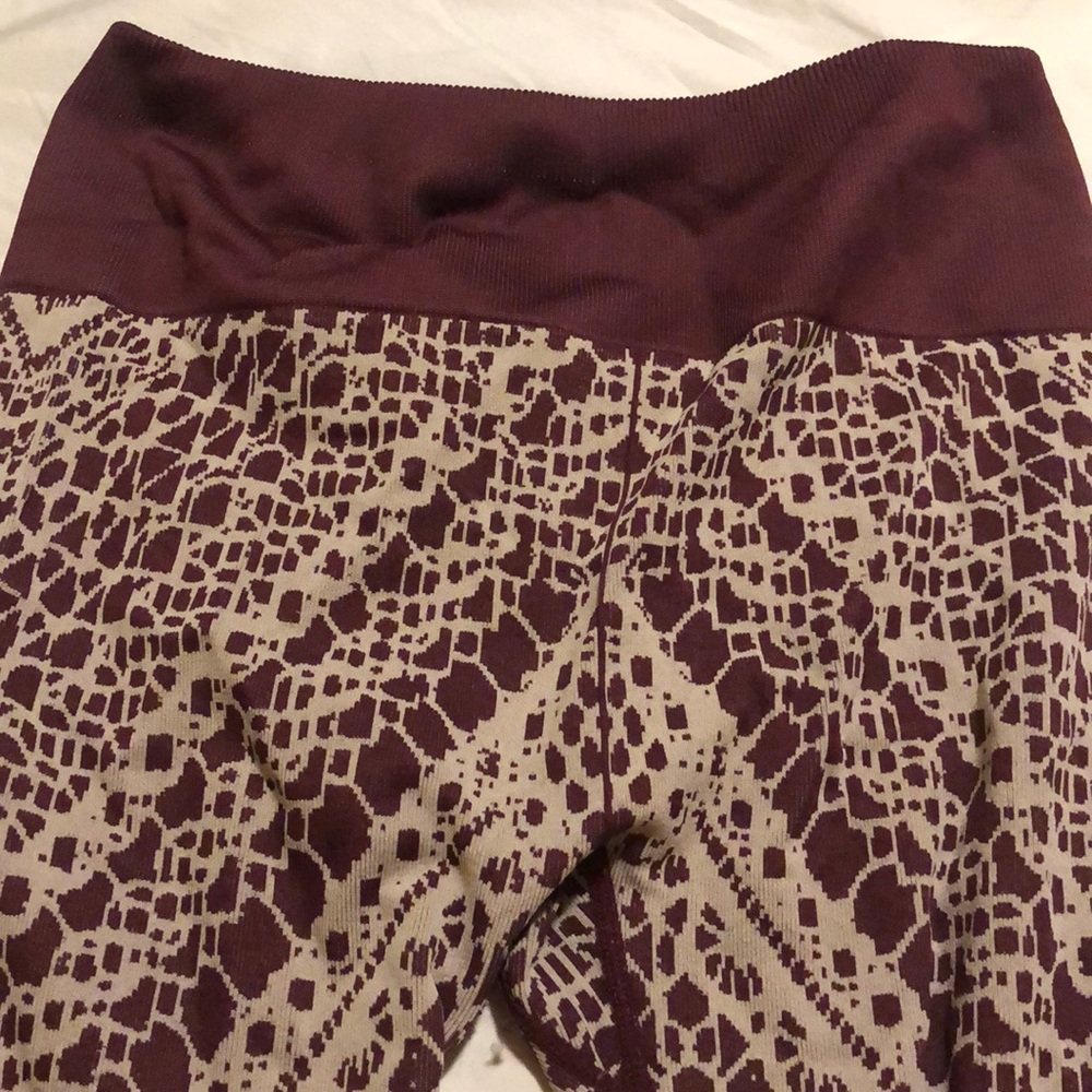 Purple Capri Leggings